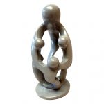 Family of 4 sculpture - natural