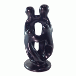 Family of 4 sculpture - black