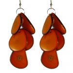 Slice Earrings - orange