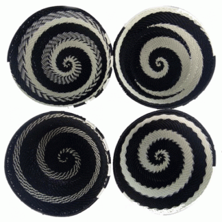 Large Black & White Bowl