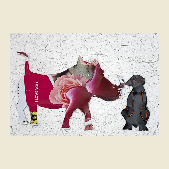 Tin Animals Cards pack of 5 - Image 6