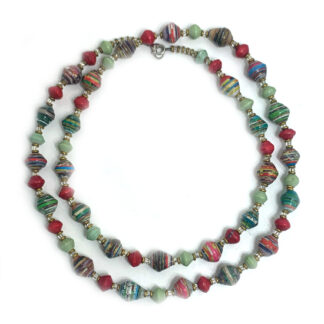 Mint Paper Necklace